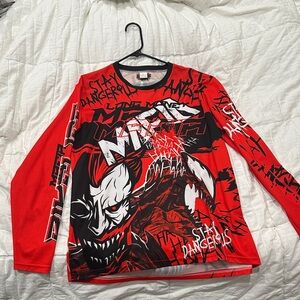 Graphic Red Long Sleeve Jersey LMM